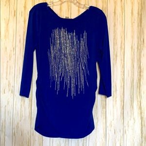 Kenneth Cole Tunic with Glitter detail